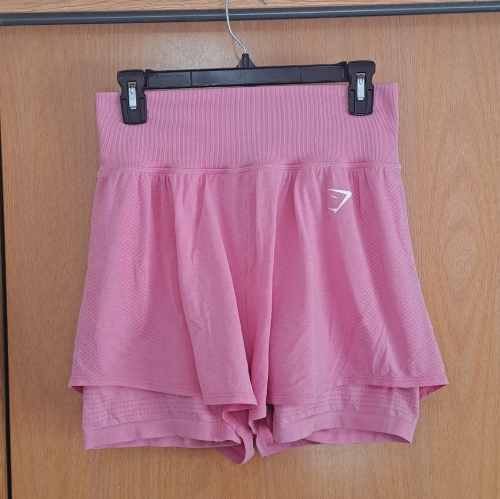 GYMSHARK workout shorts Purple Pink Size Large